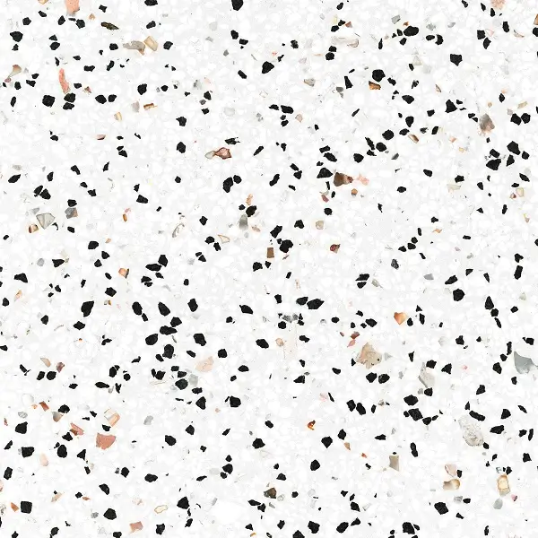 Quartzforms Terrazzo Fenice light grey quartz worktop colour detail
