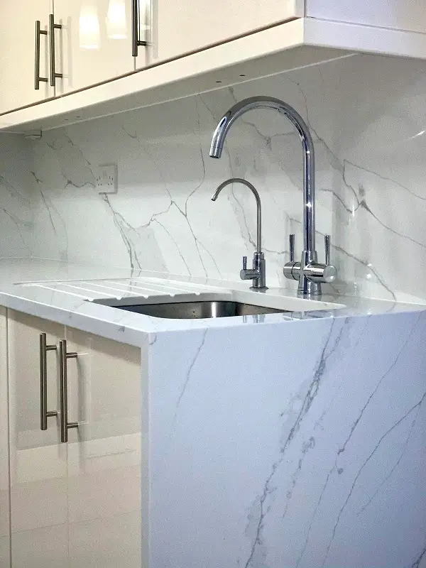 Quartz Kitchen Worktops installed in Barnet