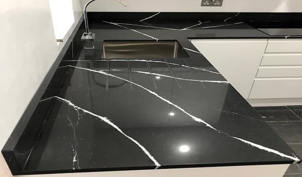 Silestone Eternal Nero Marquina Quartz Worktops
