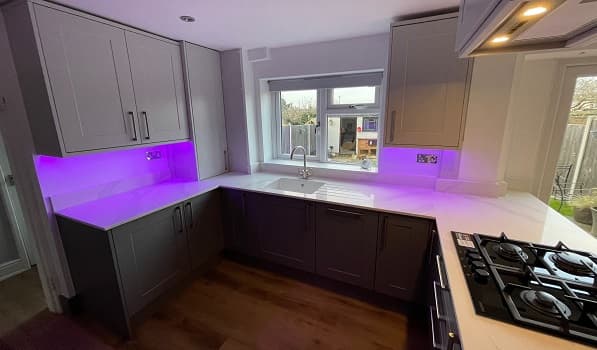 Calacatta Quartz Harlow worktops