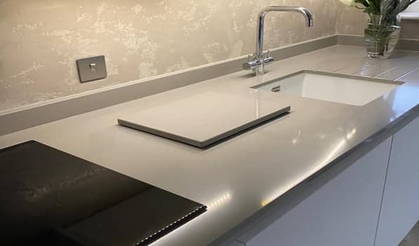 Cloudy Portland Grey Harlow Worktops 1