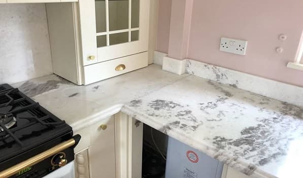 Quartzite Worktop Installed in Harlow