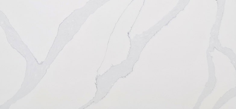 calacatta greco quartz worktop with grey marble style veins
