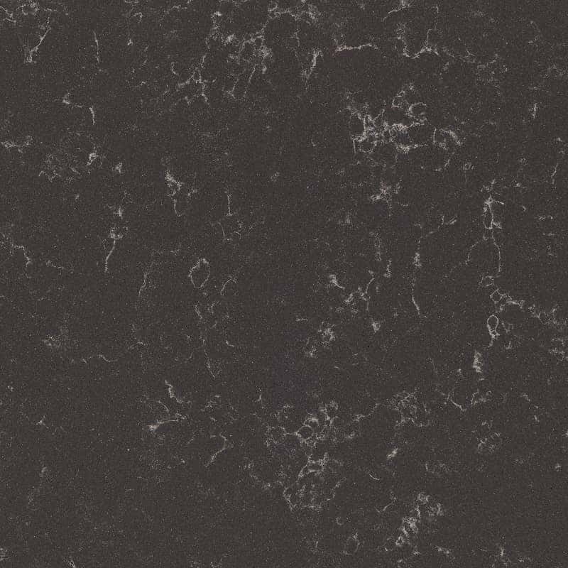 brown quartz worktop with soft wispy white veins