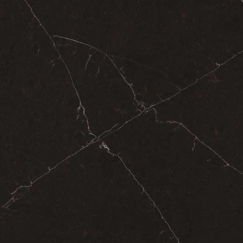 dark brown and grey quartz worktop with natural stone effect