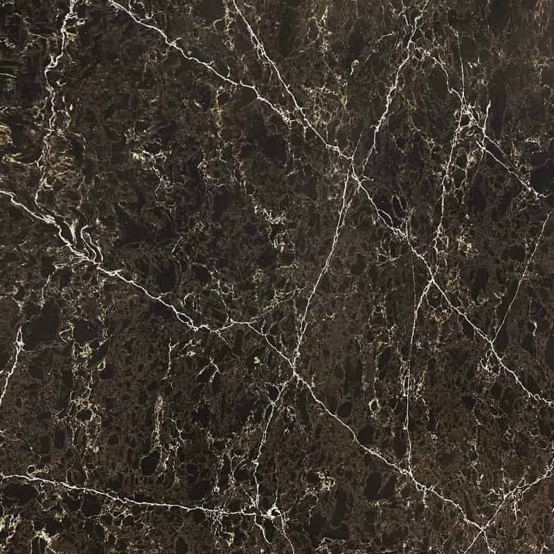 brown quartz worktop with warm natural stone tones