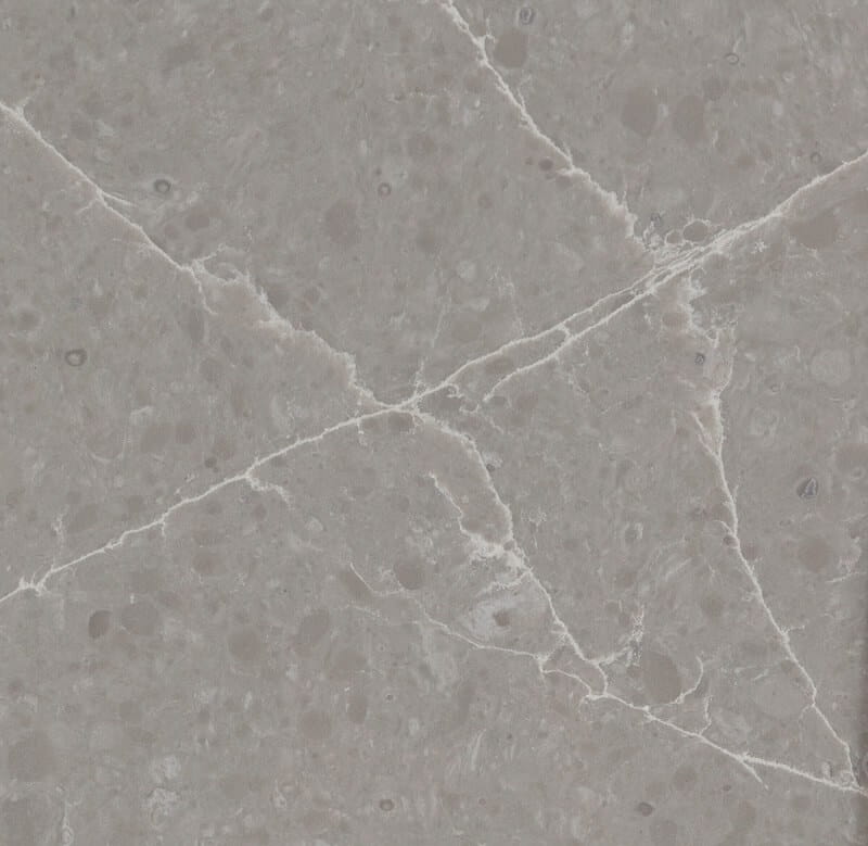 dark grey quartz worktop with soft natural pattern
