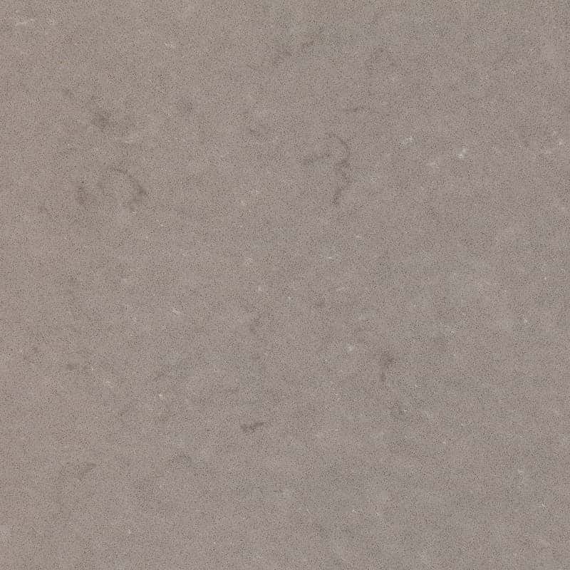 beige quartz worktop with nautilus fossil pattern