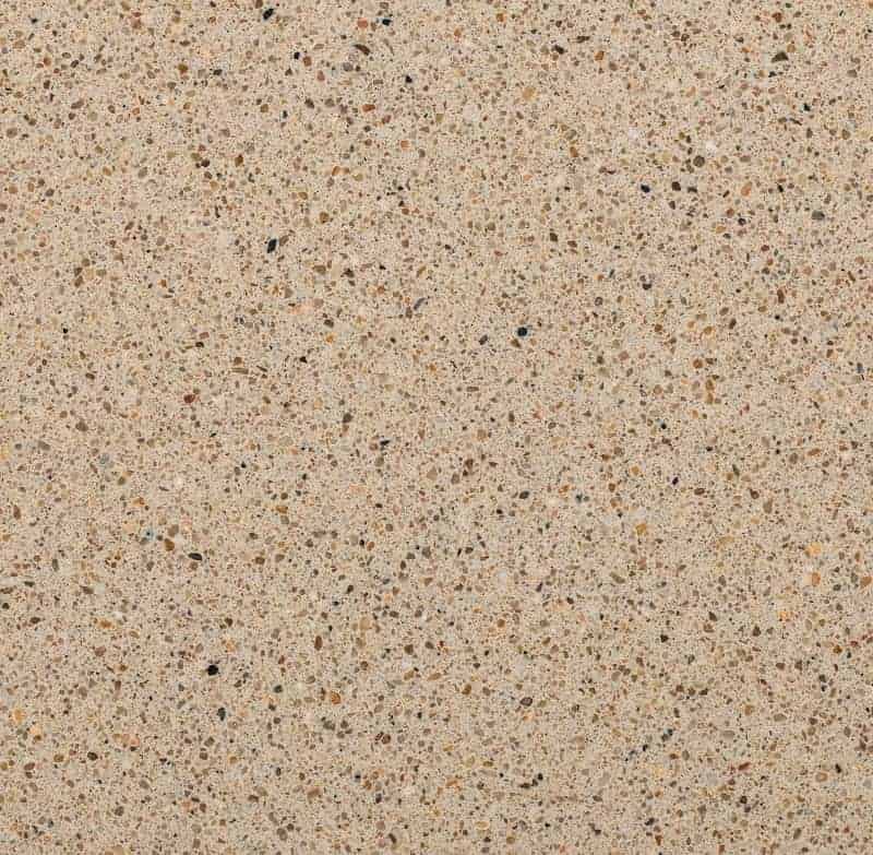 Pebble Cappuccino quartz colour by Quartzforms