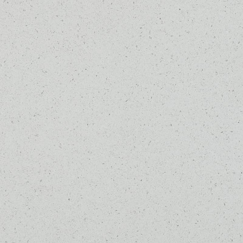 white quartz worktop with crystal sparkle reflective finish