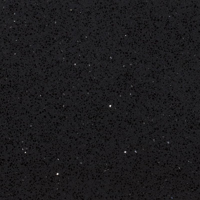 black mirror quartz worktop with high reflective finish