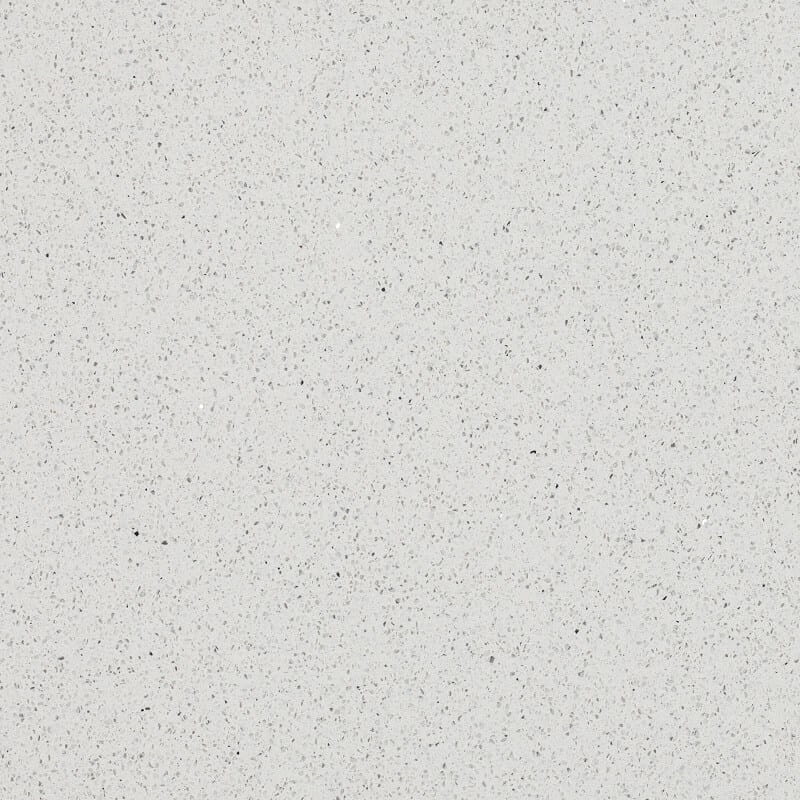 white mirror quartz worktop with high reflective finish
