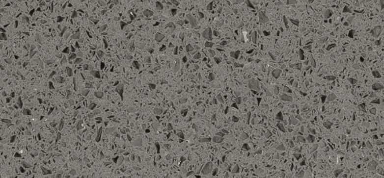 grey sparkle quartz worktop with light reflective flecks